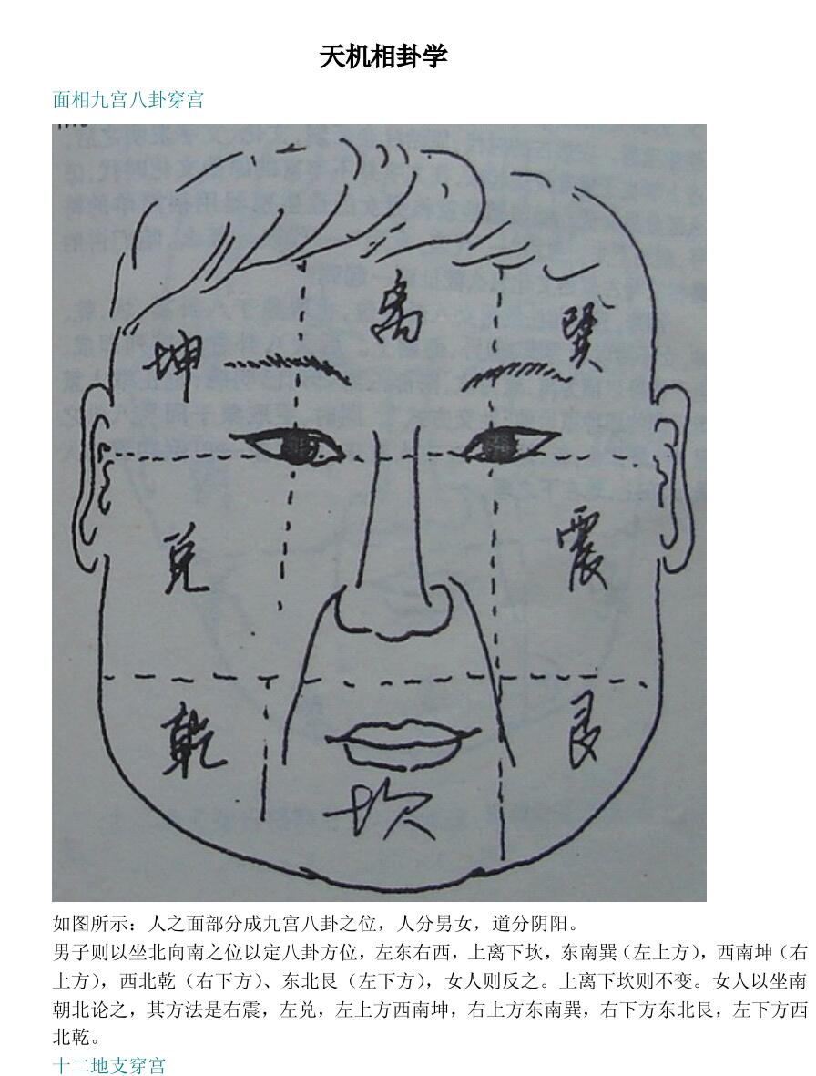 佚名《天机相卦学整理版》插图