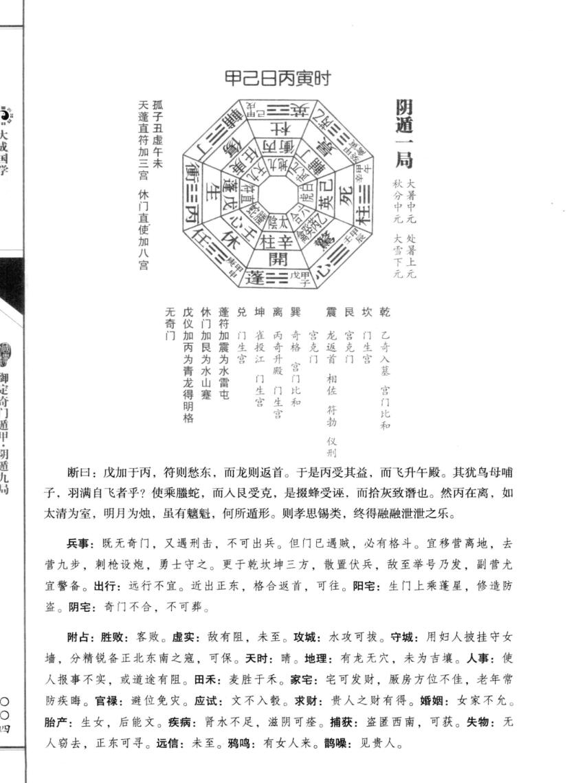 《御定奇门遁甲-阴遁九局》插图5
