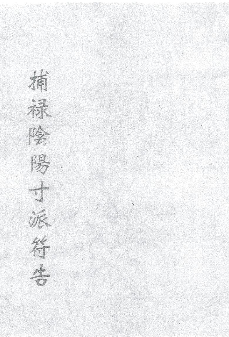 《禄阴阳十派符告》插图