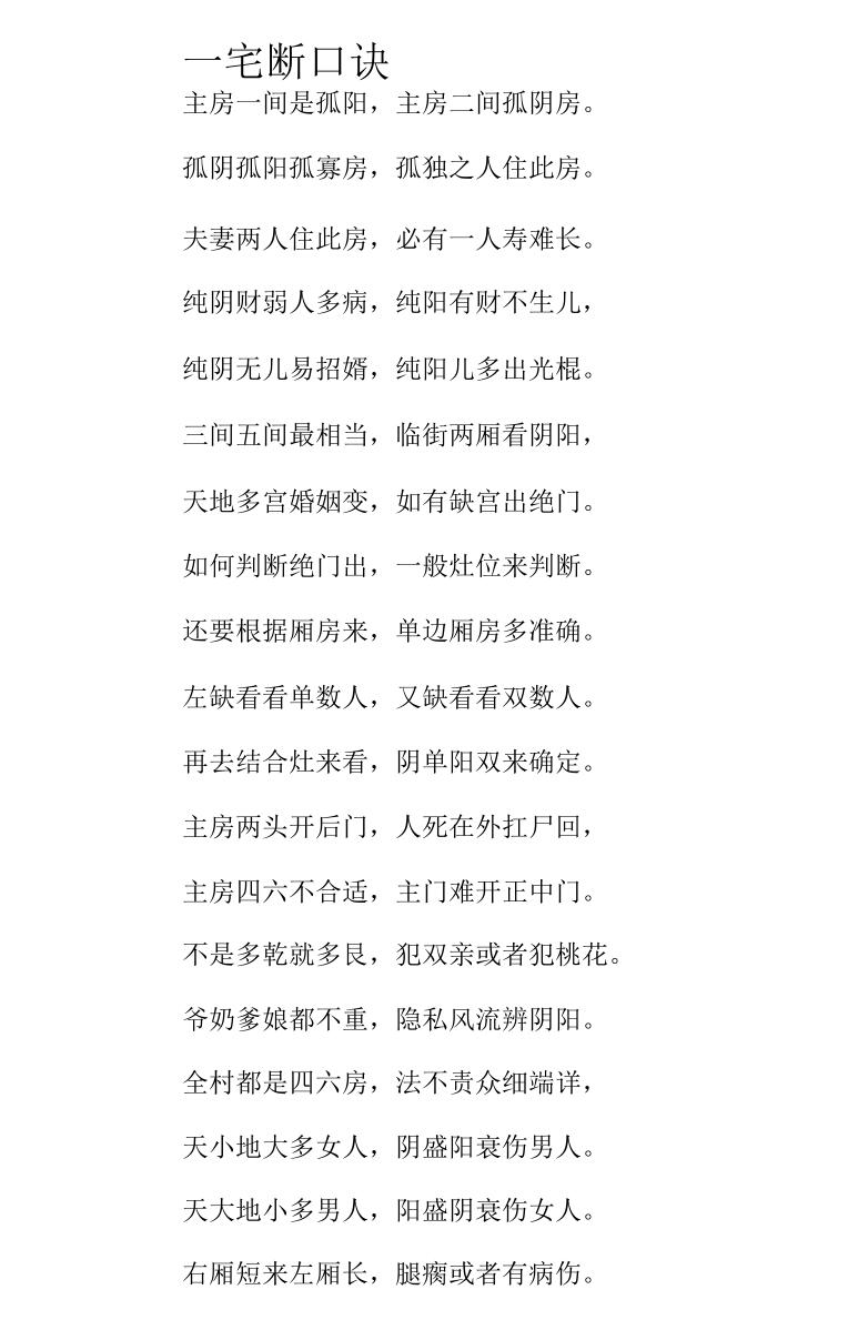 张实在《一宅断口诀》189页插图