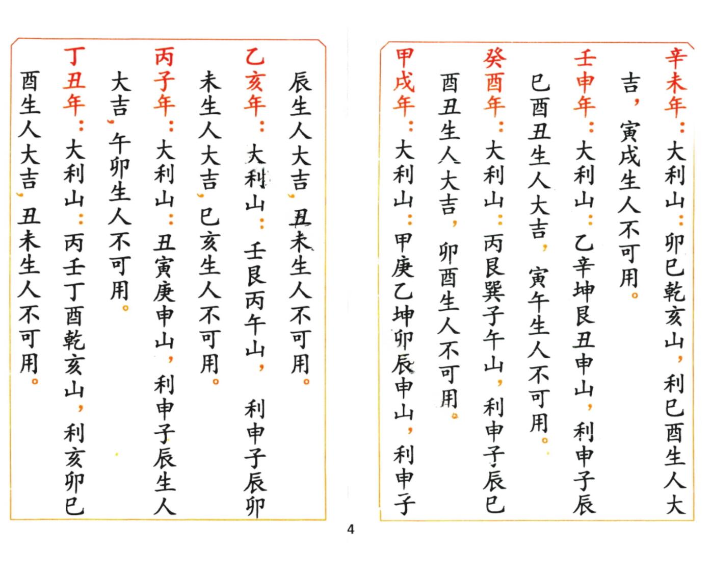 通天窍六十年二十四山定局插图4