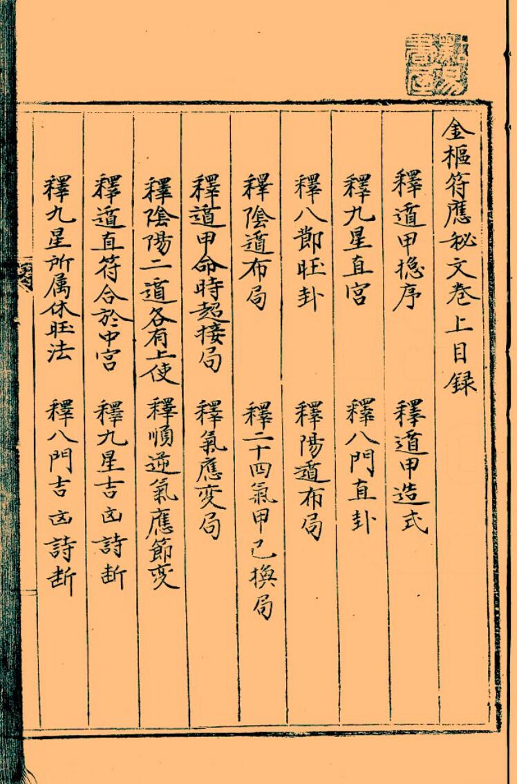 民间符咒古籍《金枢符应秘文》插图