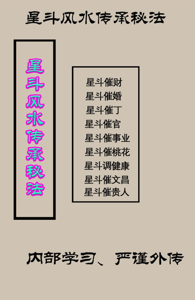 《星斗风水传承秘法》插图
