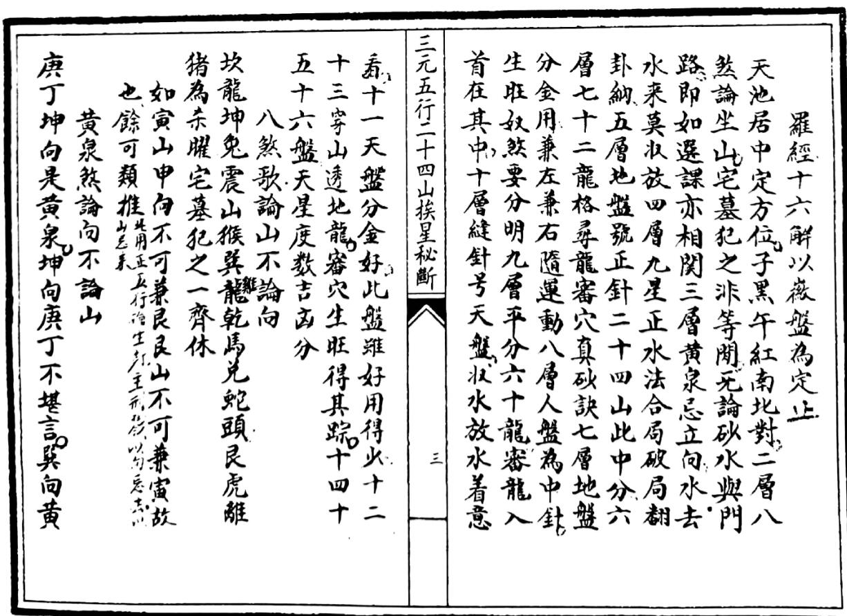 《三元五行二十四山挨星秘断》插图3