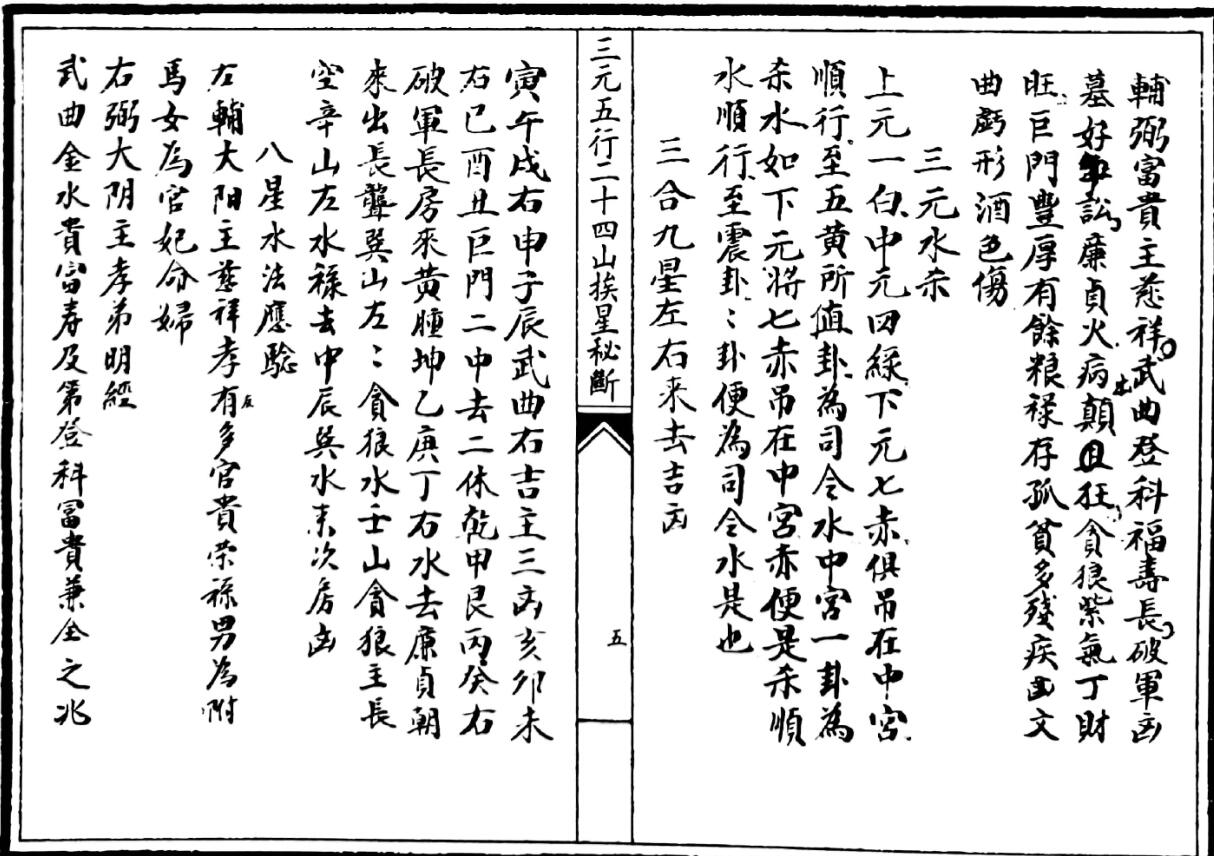 《三元五行二十四山挨星秘断》插图5
