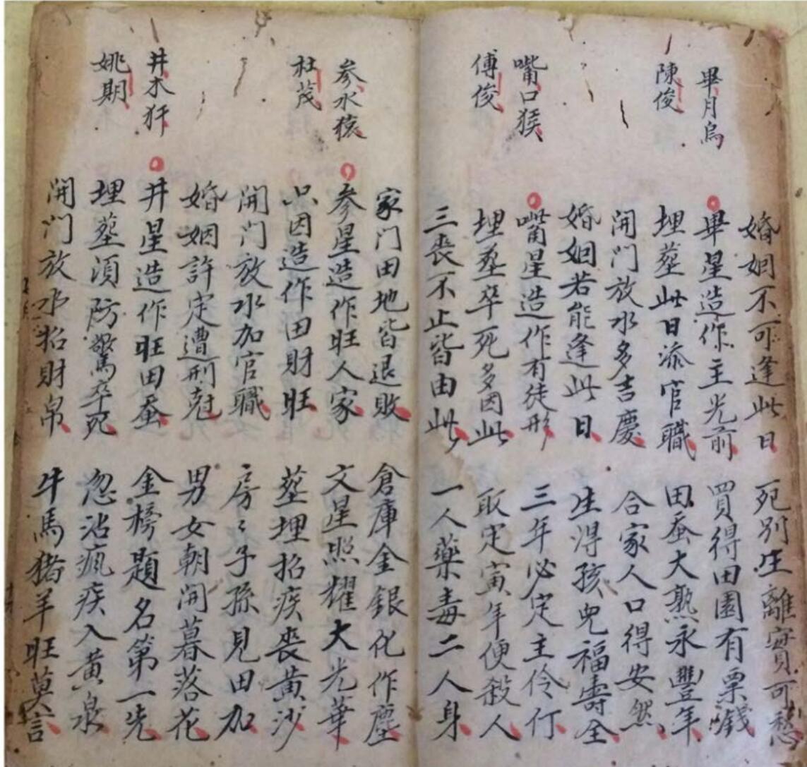 《地理 二十八宿吉凶符断》，清光绪丁酉年，李会瑜抄插图7