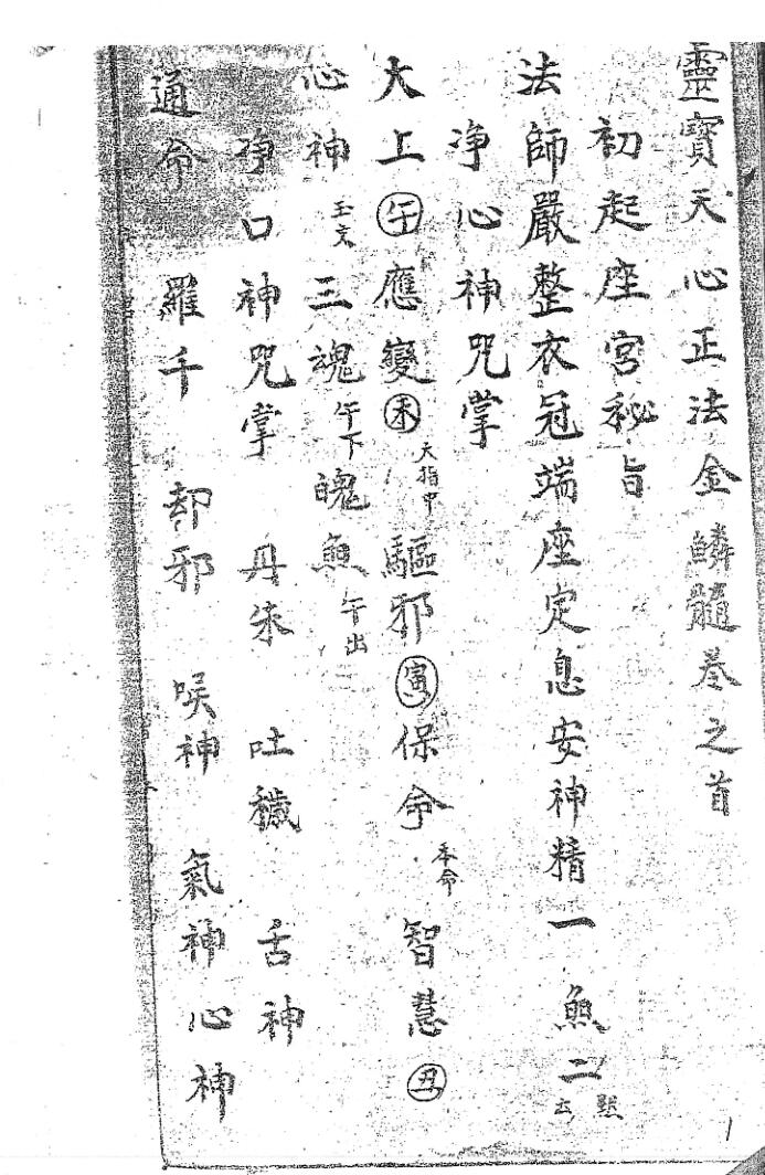 《灵宝天心正法金鳞髓甲》插图