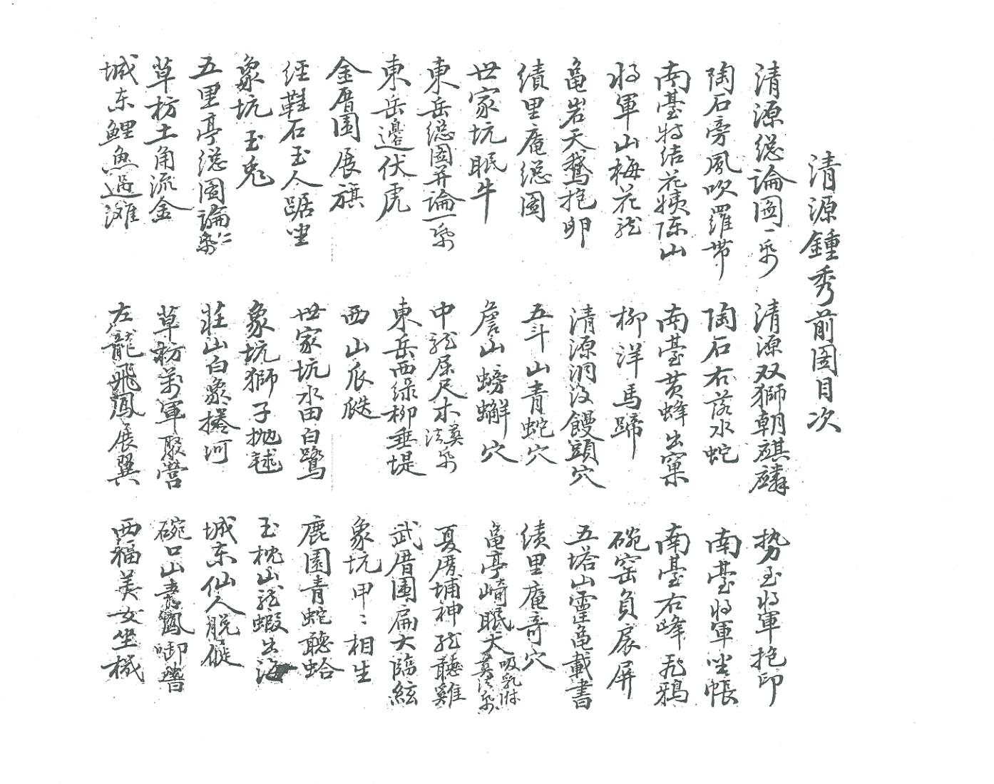 《清源钟秀记》留题地插图2