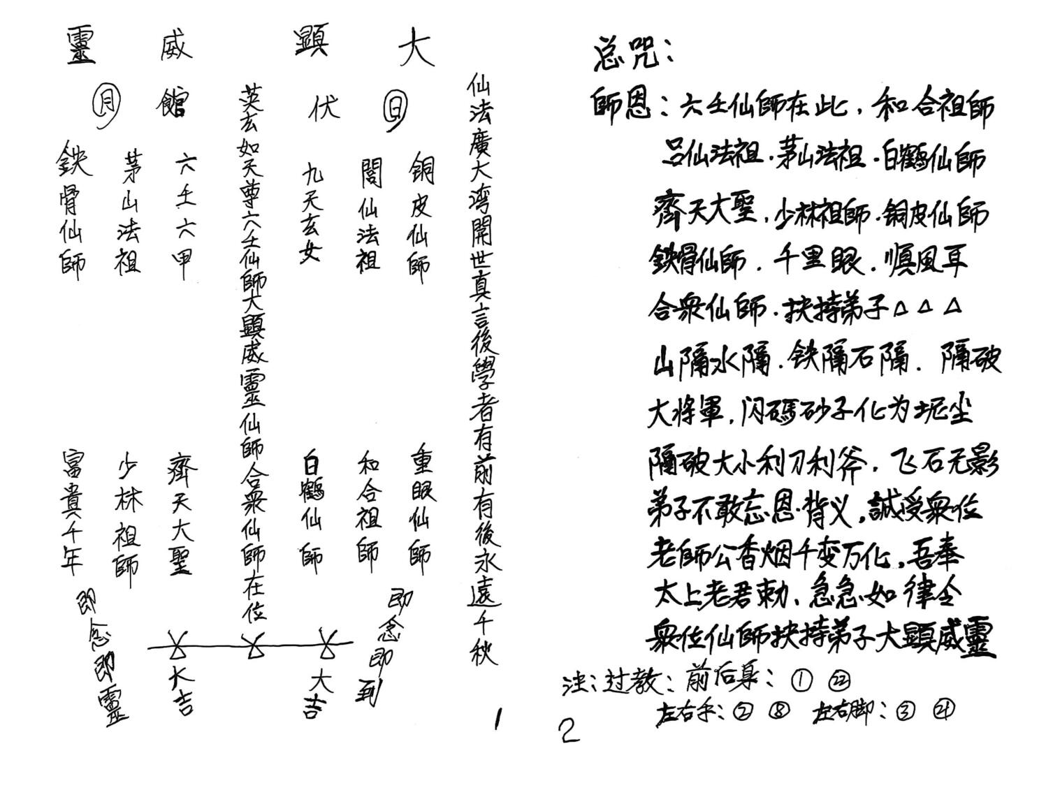 《广西高师六壬咖蓝仙教》2本 罗峯佛法和伽蓝宗师教法本六壬伏英馆插图2