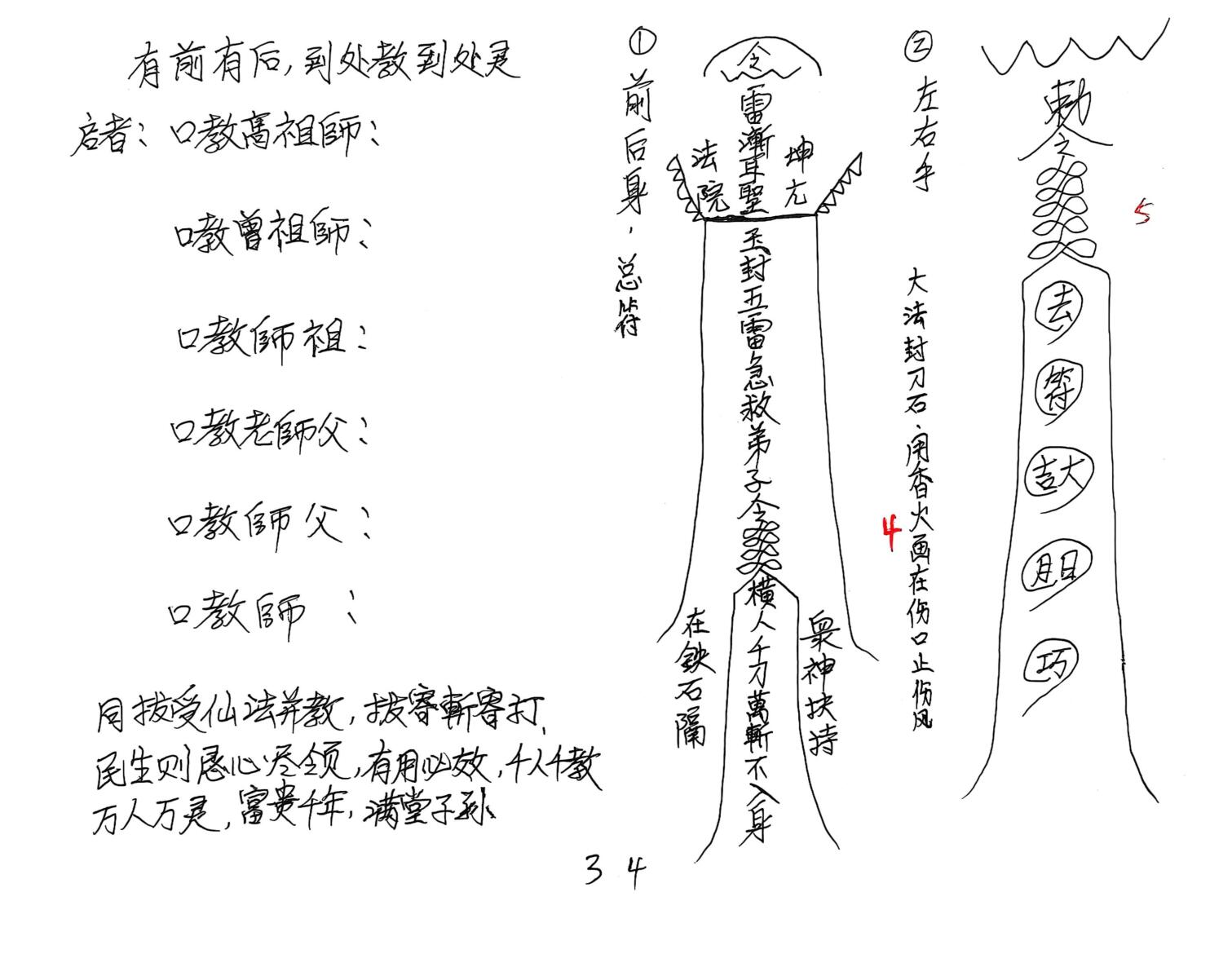 《广西高师六壬咖蓝仙教》2本 罗峯佛法和伽蓝宗师教法本六壬伏英馆插图3