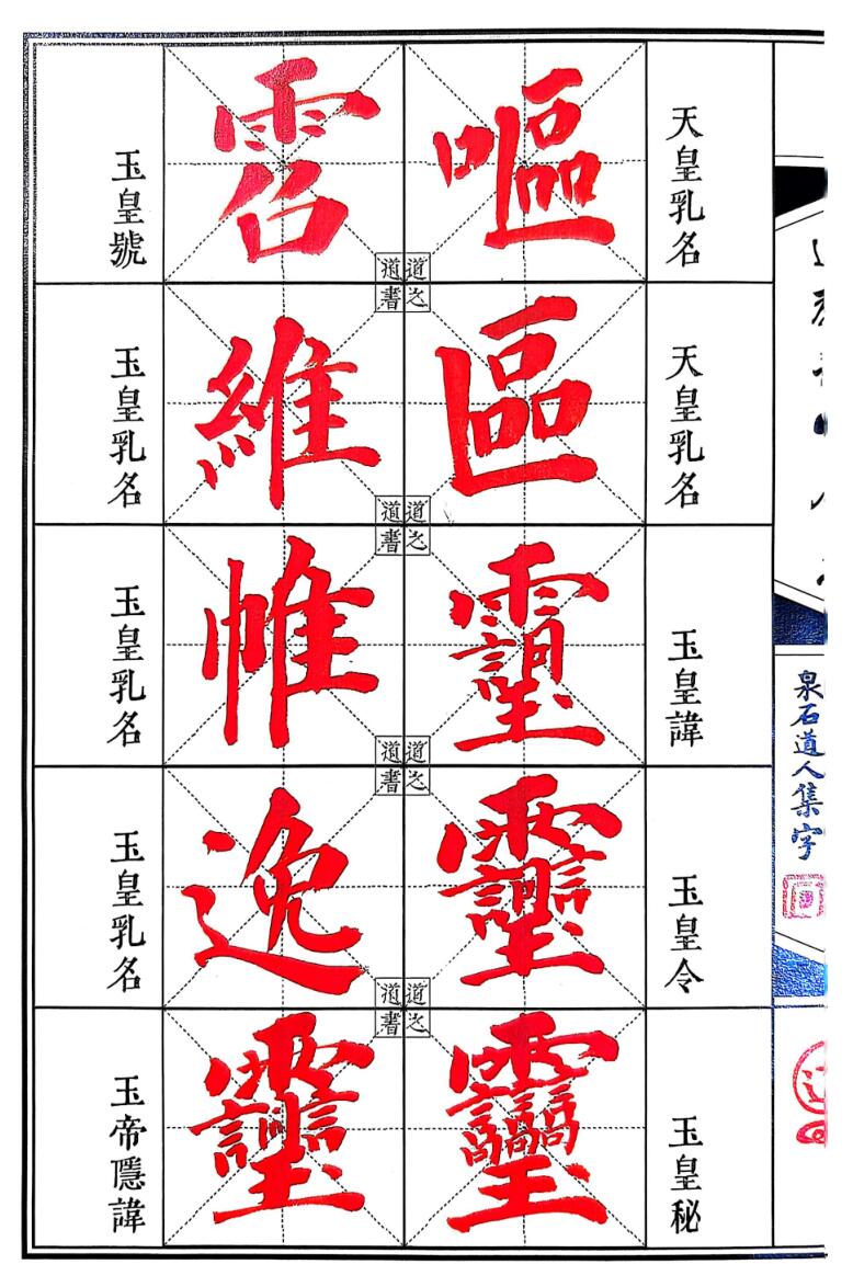 秘讳《道教讳字全集》讳字大全插图8