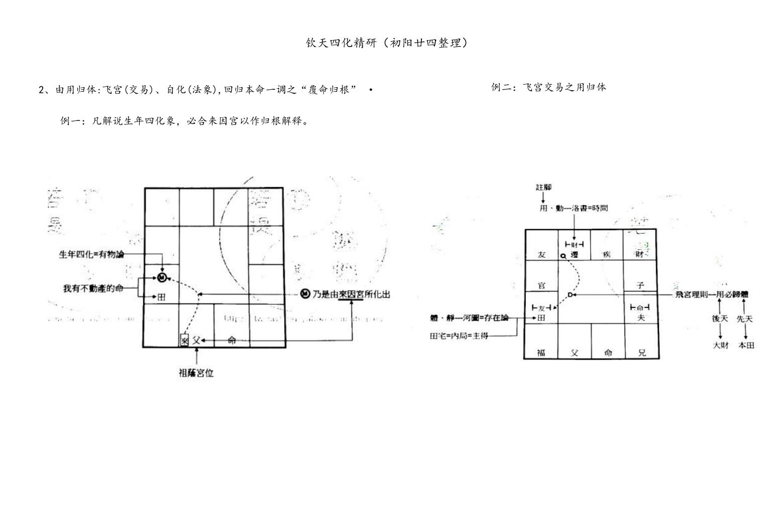 若提孤隐 紫薇斗数钦天四化精研 笔记 498页插图6