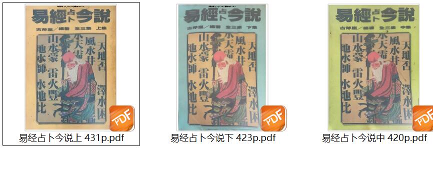 《易经占卜今说》 上中下插图4