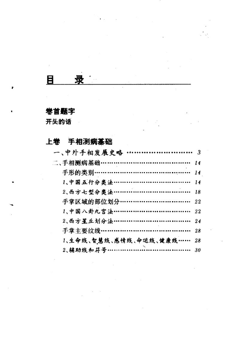 《手相测病大全》插图1