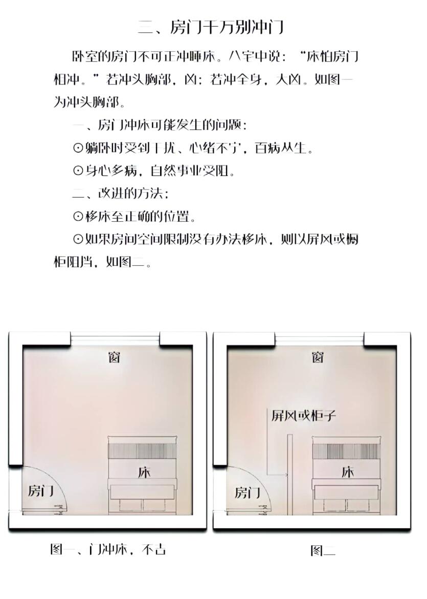 开运风水之卧室篇，调运宅吉康课后笔记插图2