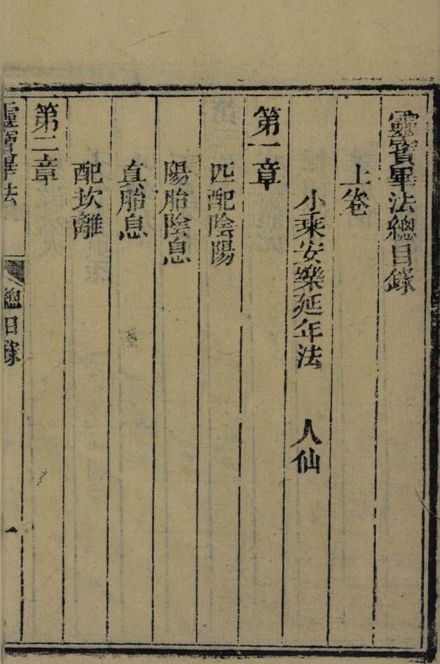 《灵宝毕法古本》插图1