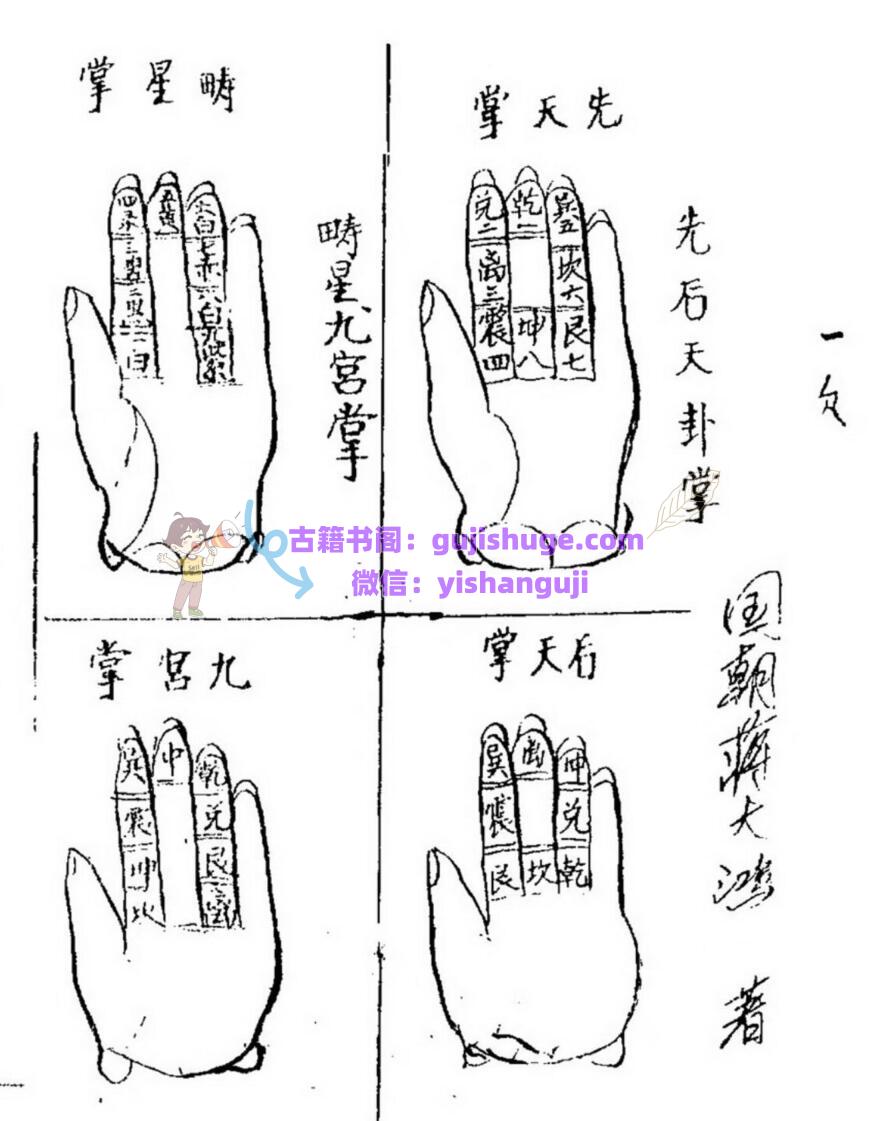 三元地理山水气远挨星图